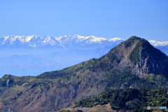 笠岳と北アルプス