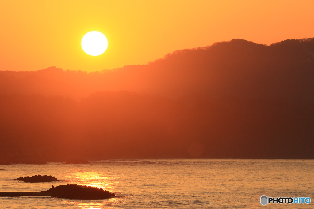 沈む太陽