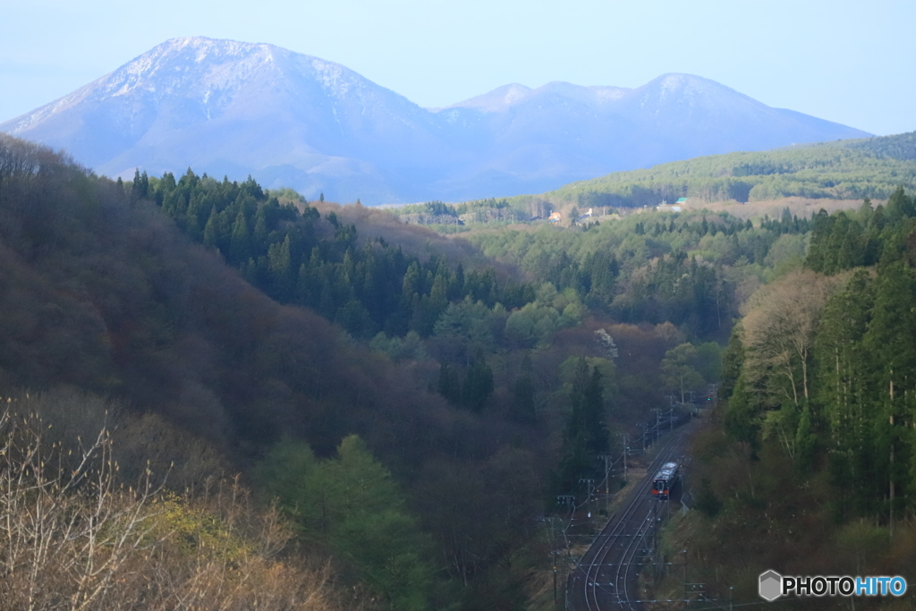 信越越えの電車