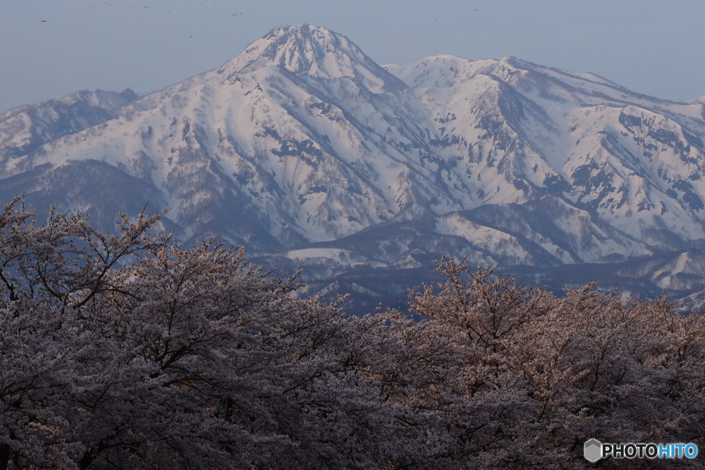 名峰に春が来た