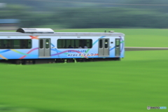 田園を走る