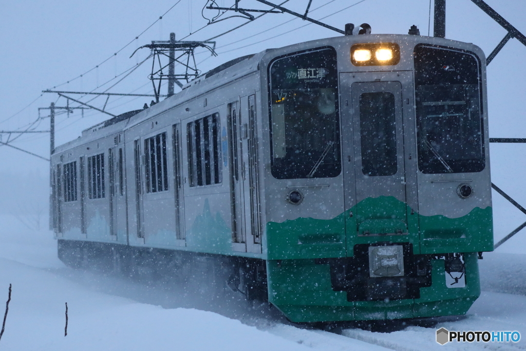 雪国を走る