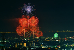 大阪湾りんくう芸術花火⑦