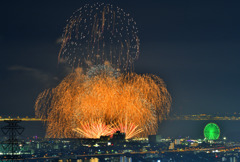 大阪湾りんくう芸術花火⑮