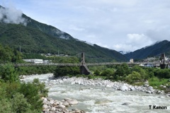 日本最大級の木製吊り橋②