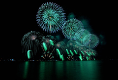 松江水郷祭湖上花火大会⑦