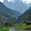 スイスアルプスと放牧