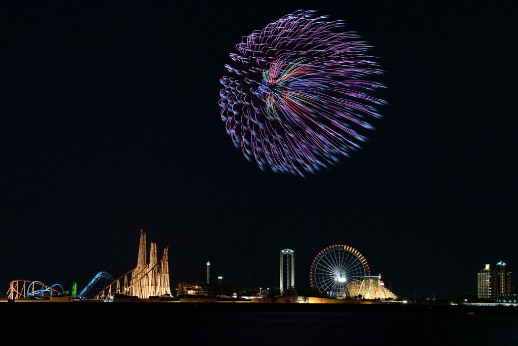 長島温泉花火⑭