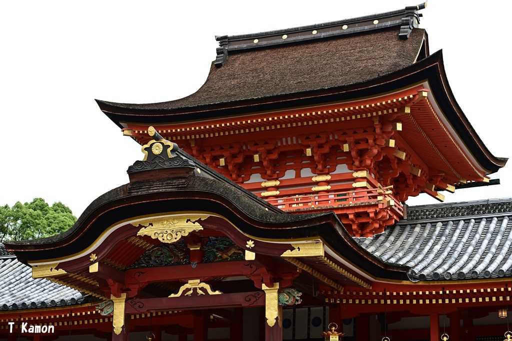 国宝の桜門