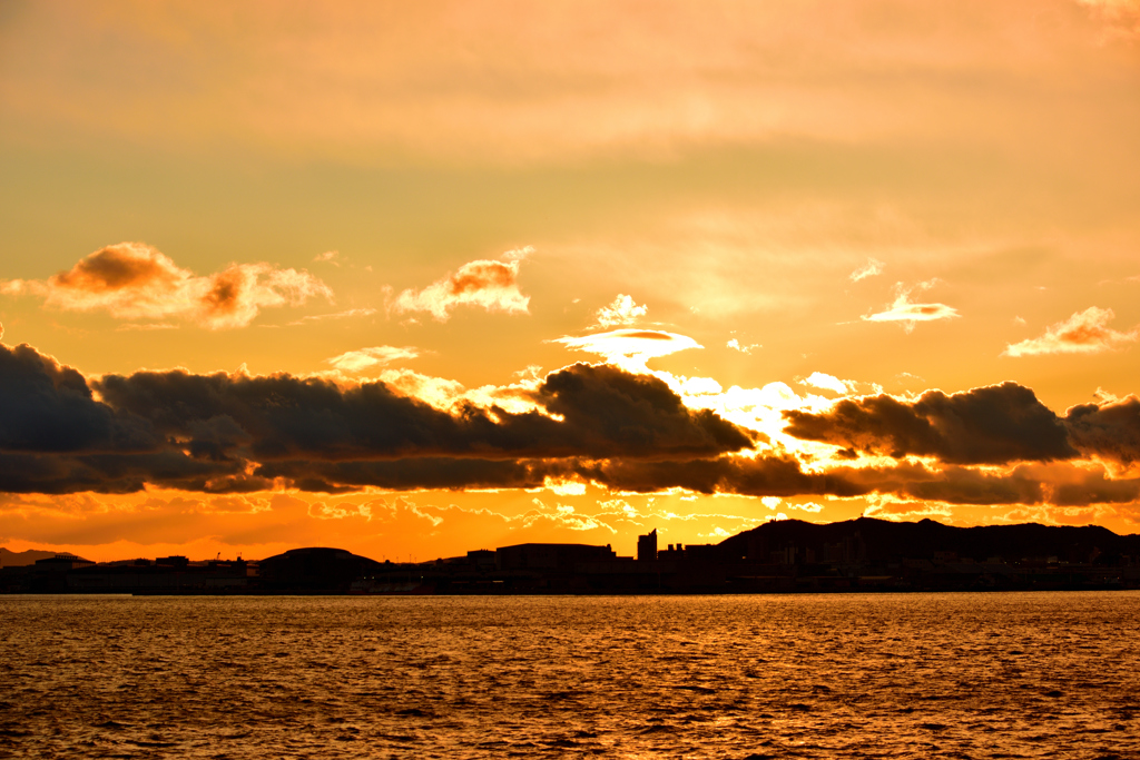 夕陽