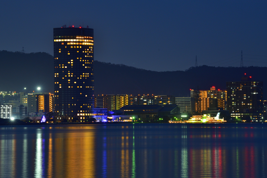 大津の夜景