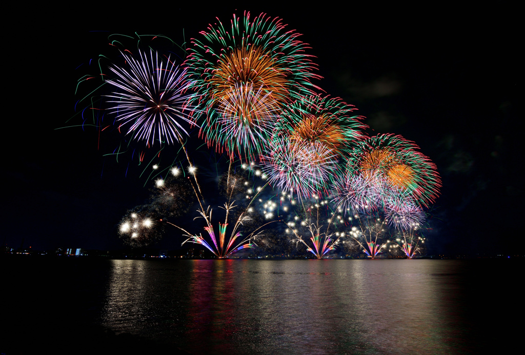 松江水郷祭湖上花火大会⑨