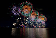 松江水郷祭湖上花火大会⑨
