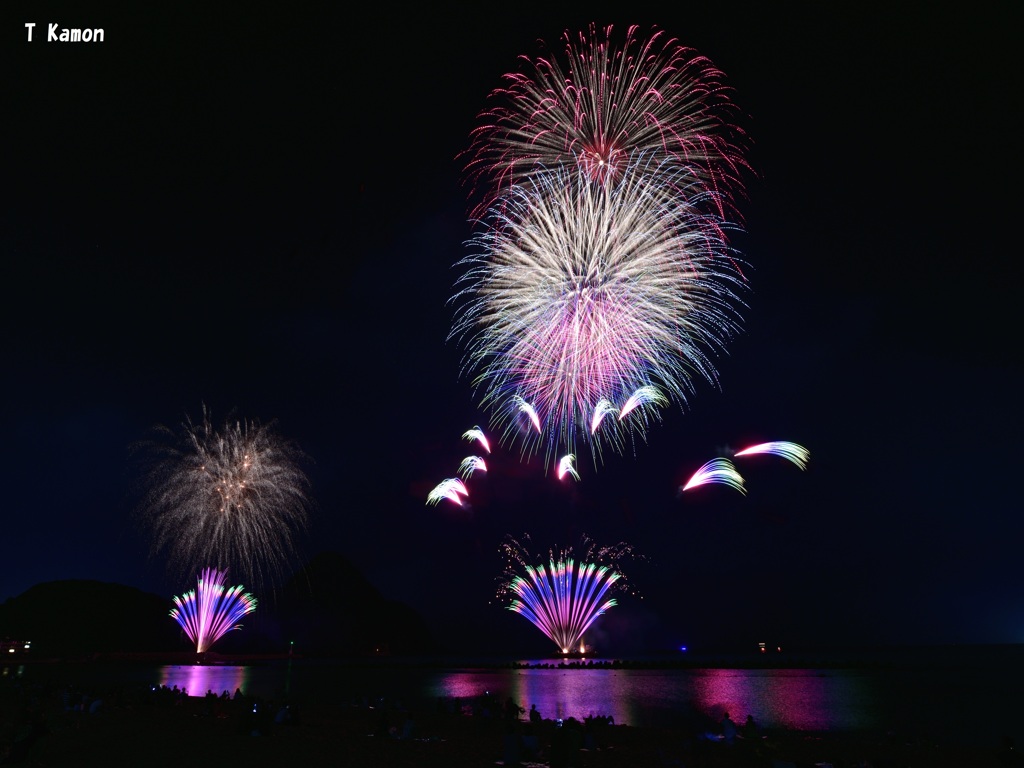 たけの海上花火②