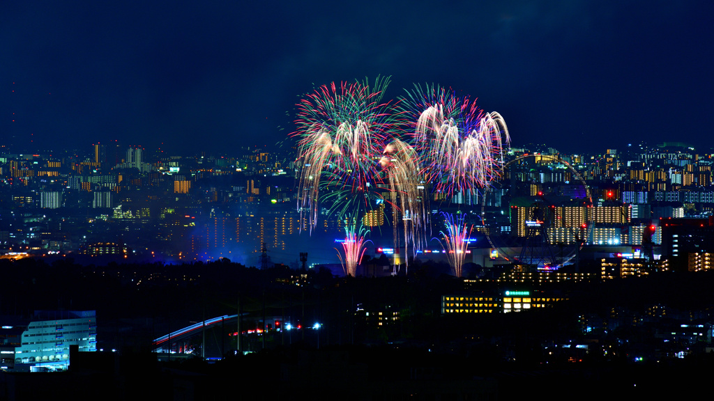 万博夜空がアートになる日2023⑦
