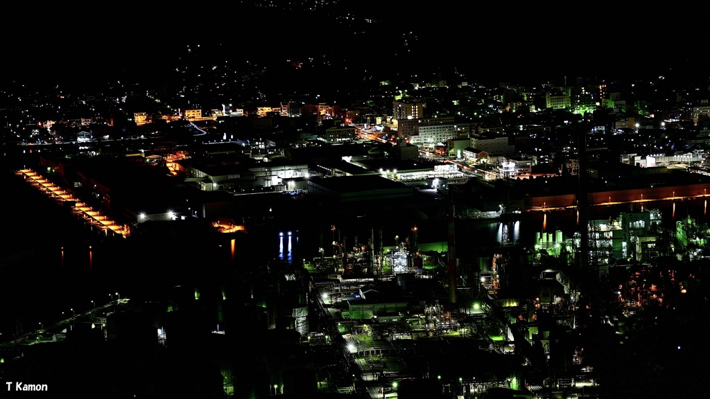 工場夜景