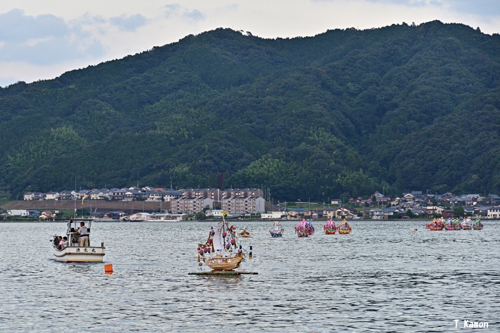 宮津の精霊船流し