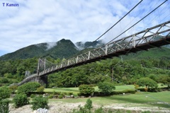 日本最大級の木製吊り橋⑤