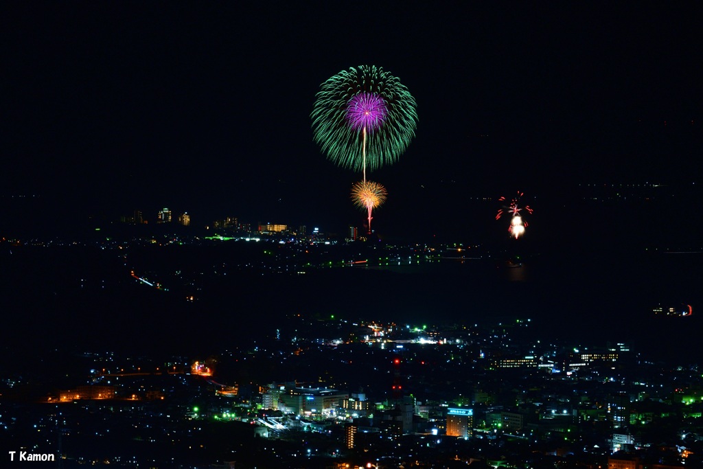 和倉温泉春花火 By かもんチャン Id 写真共有サイト Photohito