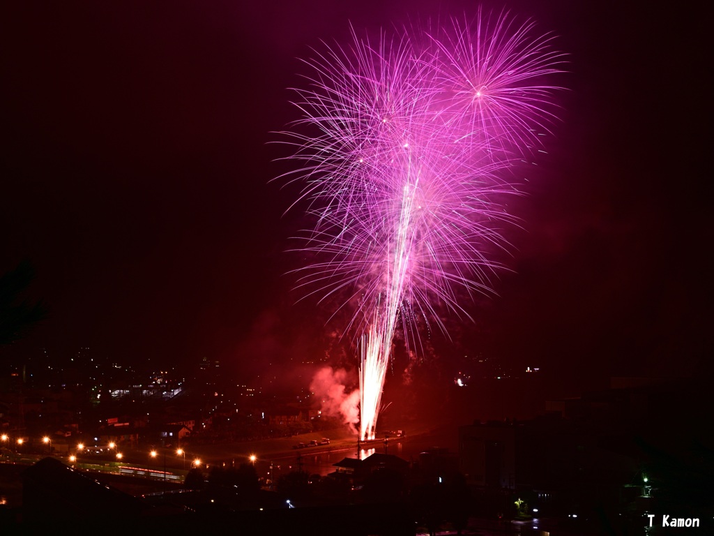 和田山地蔵祭花火④