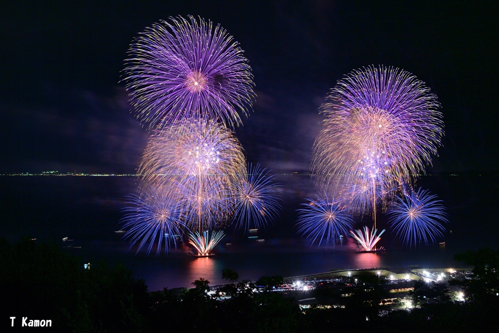 淡路市夏まつり花火④