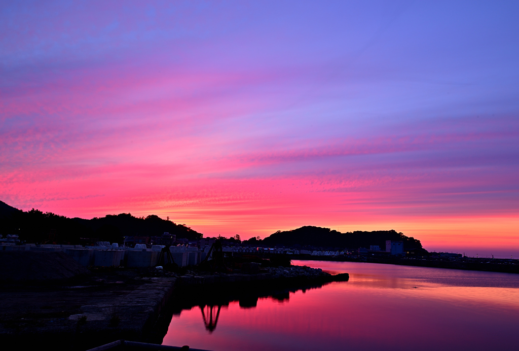 輪島の夕焼け