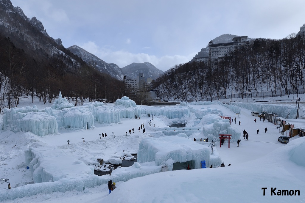 氷の村（層雲峡温泉氷瀑まつり②）