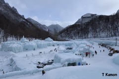 氷の村（層雲峡温泉氷瀑まつり②）