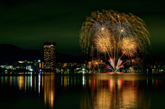 大津プリンスホテル花火⑧