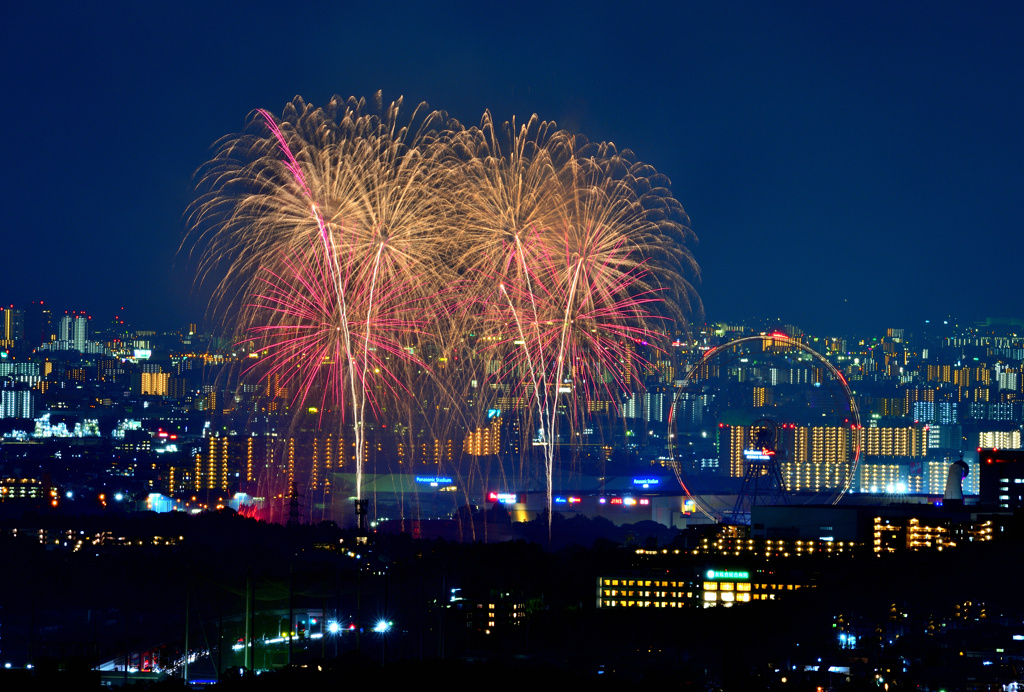 万博夜空がアートになる日①