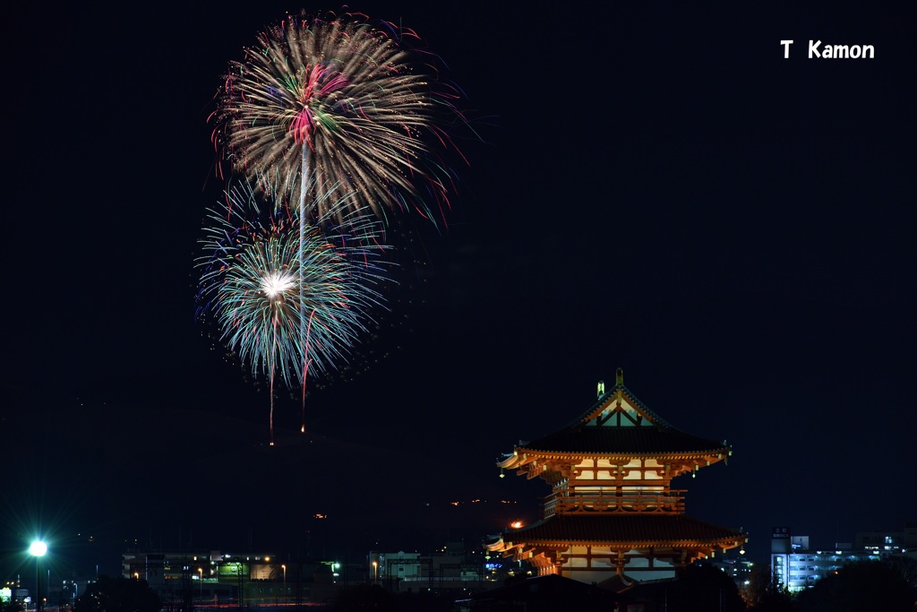 若草山の花火③