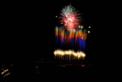 「愛宕祭」花火③