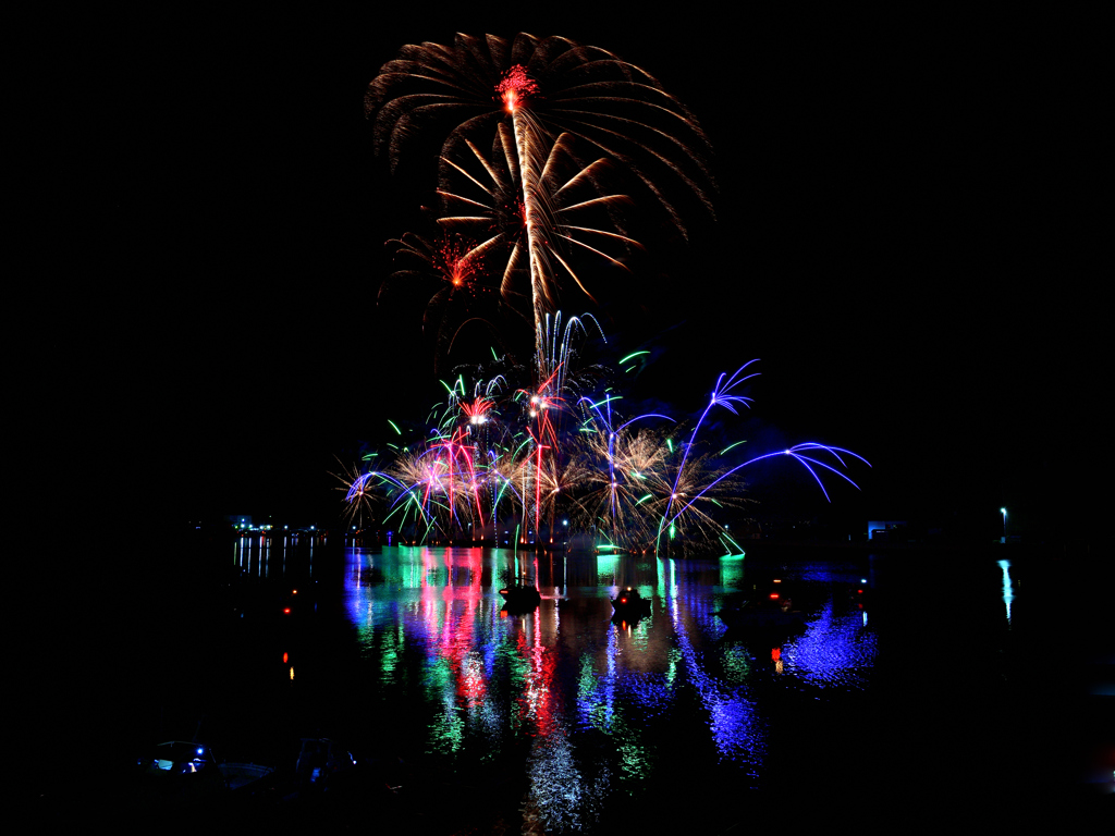 相生ペーロン祭海上花火大会⑫