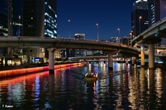 夜の浪華の八百八橋③