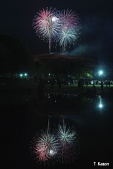 奈良公園139歳のバースデー花火③