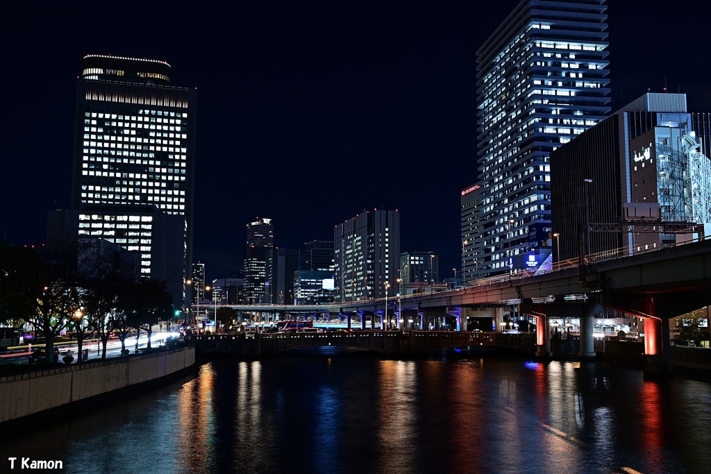 夜の浪速の八百八橋⑮