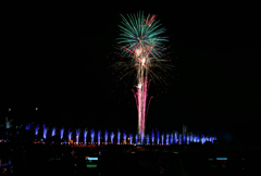 「愛宕祭」花火⑥