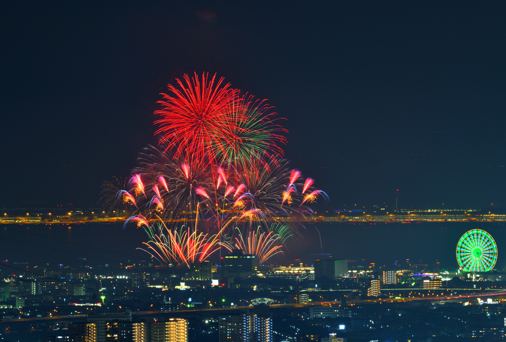 大阪湾りんくう芸術花火⑧