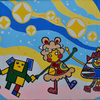 北加賀屋ウオールアート②