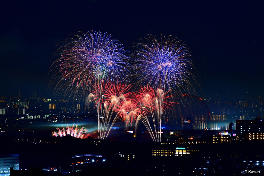 万博夜空がアートになる日⑦