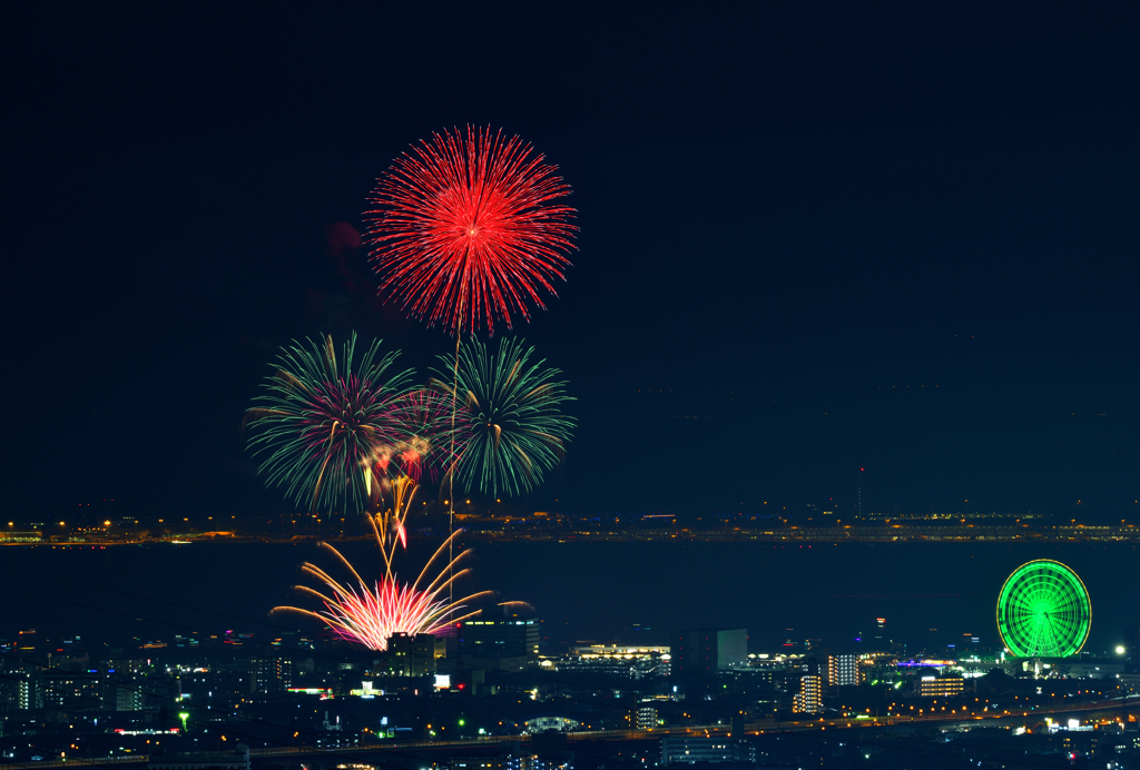 大阪湾りんくう芸術花火⑥