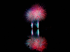 西大寺会陽冬花火①
