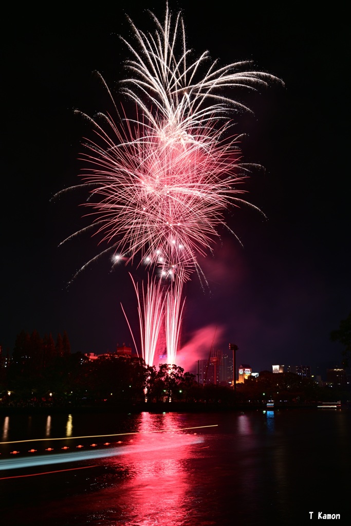 天神祭り花火②