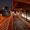 赤い光跡①