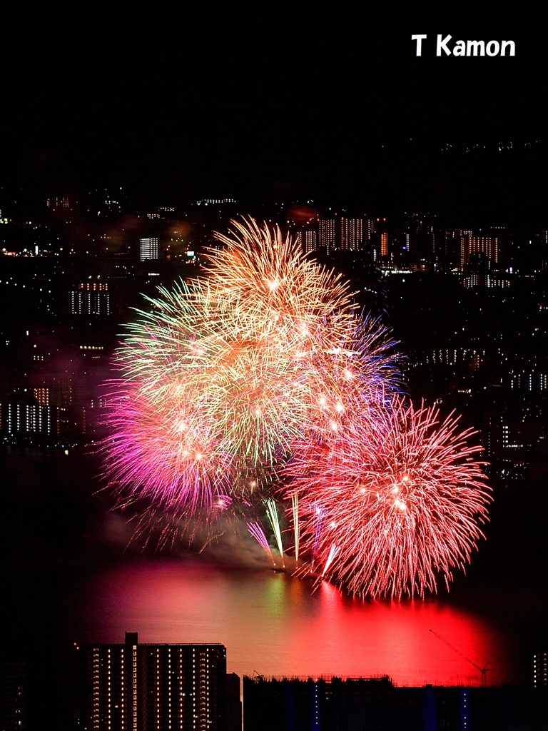びわ湖花火④