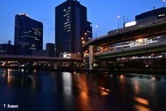 夜の浪華の八百八橋⑦