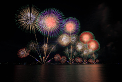 松江水郷祭湖上花火大会④