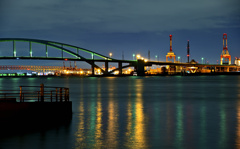 夢舞大橋の夜景