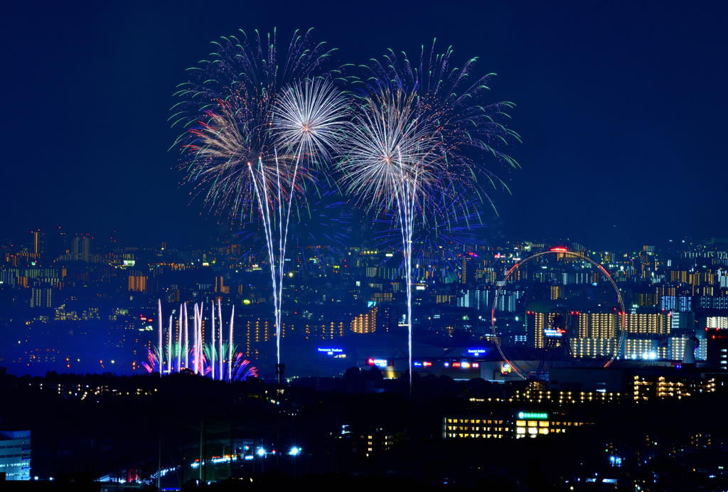 万博夜空がアートになる日②