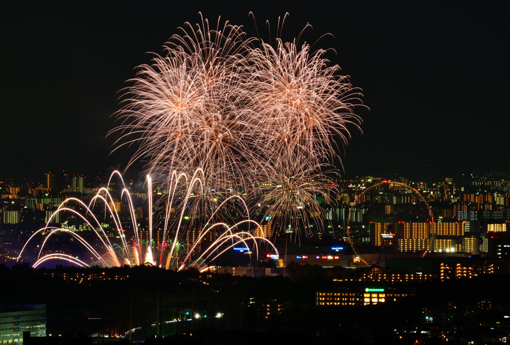 万博夜空がアートになる日⑭